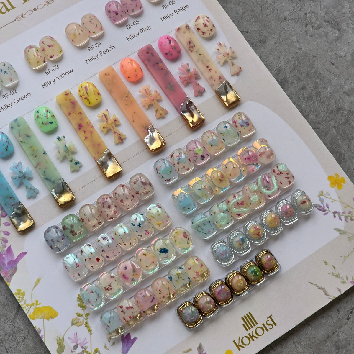 Kokoist Botanical Flower Gel (HEMA/TPO-Free) Collection (6pcs)