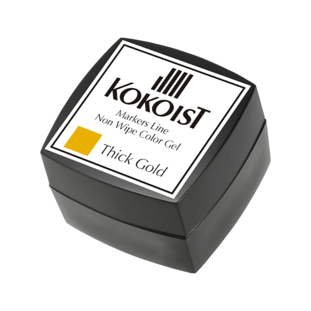 Kokoist Markers Line Non Wipe Color Gel Thick - Gold #ML-03