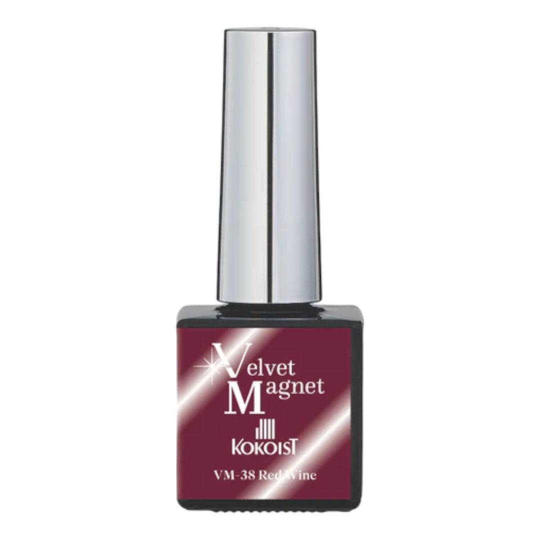 Kokoist Velvet Magnet Red Wine VM38 - Magnetic Cat Eye Gel Nail Polish