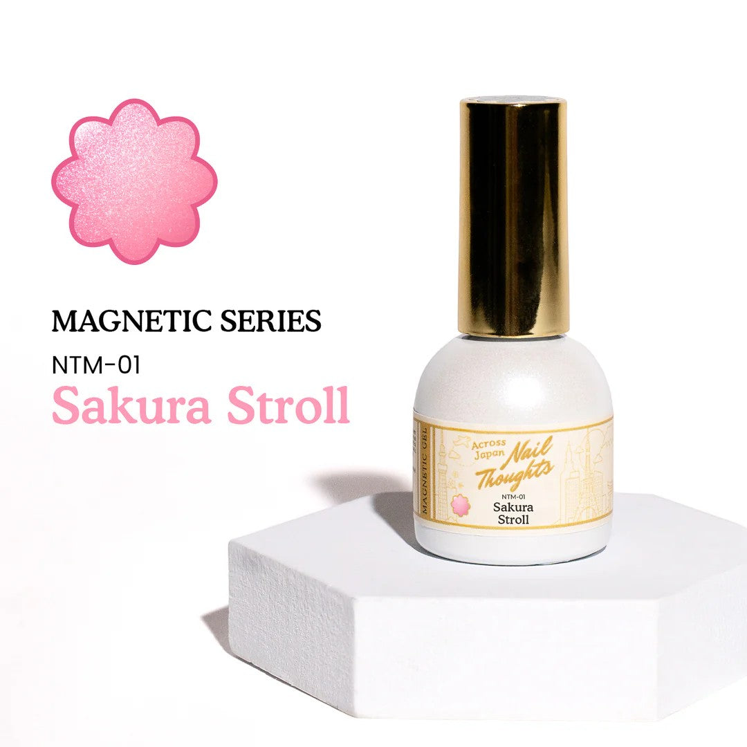 Kokoist x Nail Thoughts Cat Eye Gel Polish Sakura Stroll, gel for nail, nail salons north vancouver