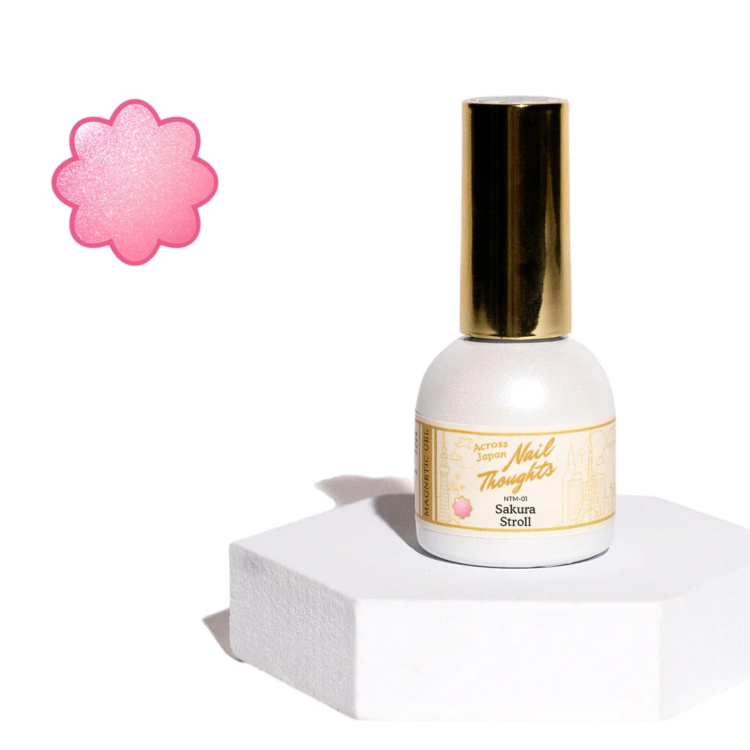 Kokoist x Nail Thoughts Cat Eye Gel Polish Sakura Stroll, gel for nail, nail salons north vancouver