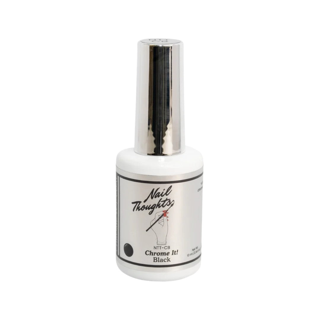 Kokoist x Nail Thoughts Chrome Base Nail Polish Chrome it! Black, chrome nails, secret nail supply