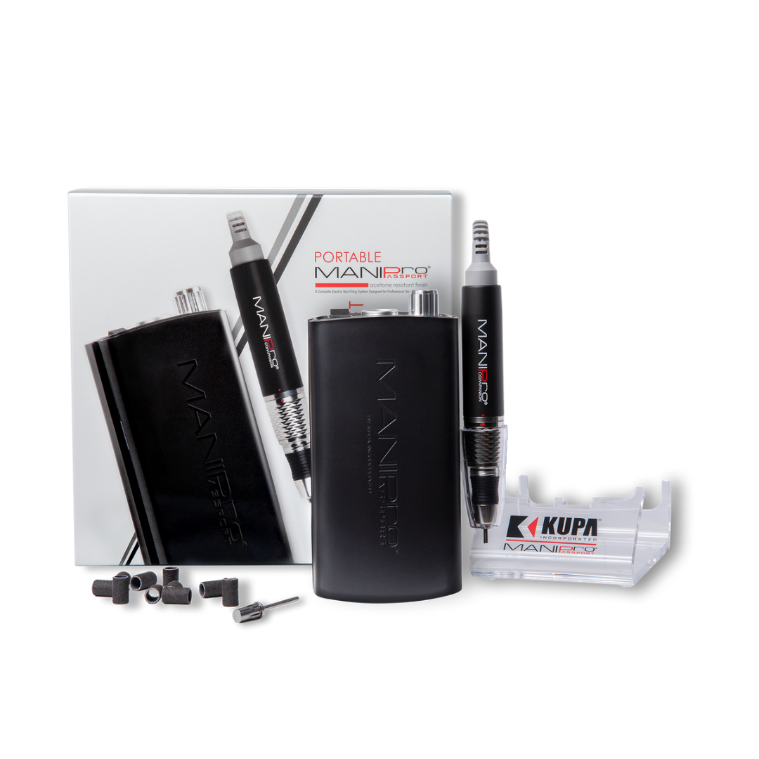Kupa MANIPRO® Passport E-File Complete Set w/ Companion Handpiece (Cradle Include) - Phantom