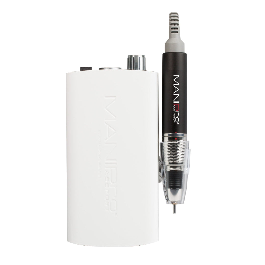 Kupa ManiPro Passport E-File Complete Set w/ Companion Handpiece (Cradle Include) - White
