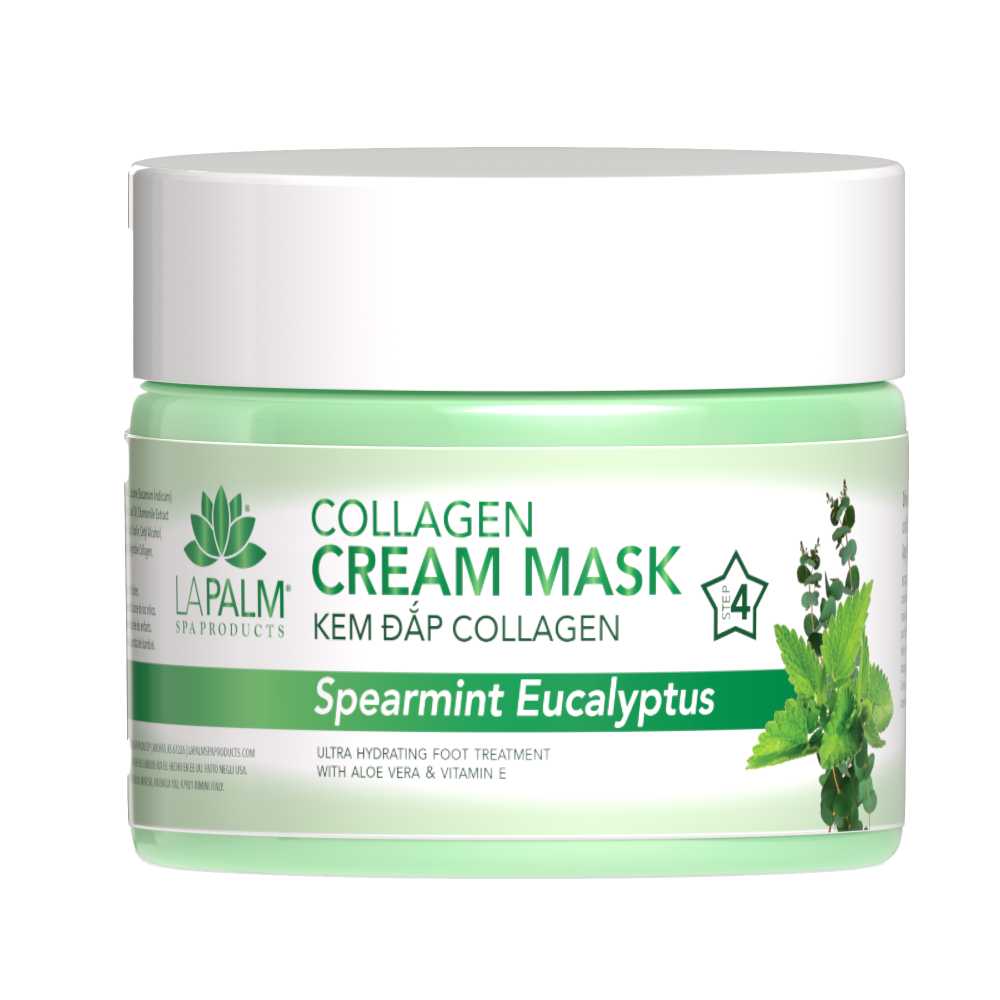 La Palm Collagen Cream Mask - Spearmint Eucalyptus Classique Nails Beauty Supply Inc.