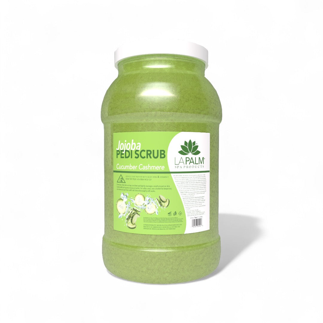 La Palm Pedi Gel Scrub Cucumber Cashmere 1 Gallon, pedicure calgary, manicure pedicure, manicures pedicures near me​, pedicure montreal​