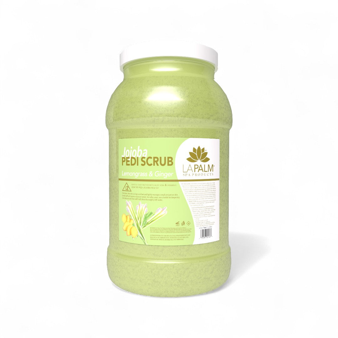 La Palm Pedi Gel Scrub Lemongrass and Ginger 1 Gallon, pedicure and foot scrub​, pedicure​, pedicure near me, pedicure pedicure manicure​