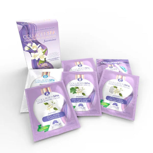 La Palm Collagen Spa 10 Step w/ Pedi Kit - Jasmine