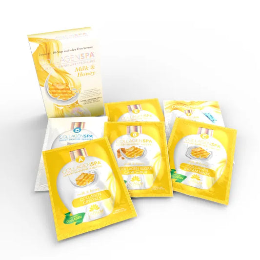 La Palm Collagen Spa 10 Step w/ Pedi Kit - Milk & Honey