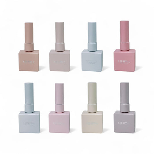 Liuhwa Hema Free Gel Polish Flower Bouquet Collection L103-110 (8pcs), secret nail supply