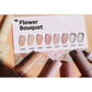 Liuhwa Hema Free Gel Polish Flower Bouquet Collection L103-110 (8pcs), secret nail supply