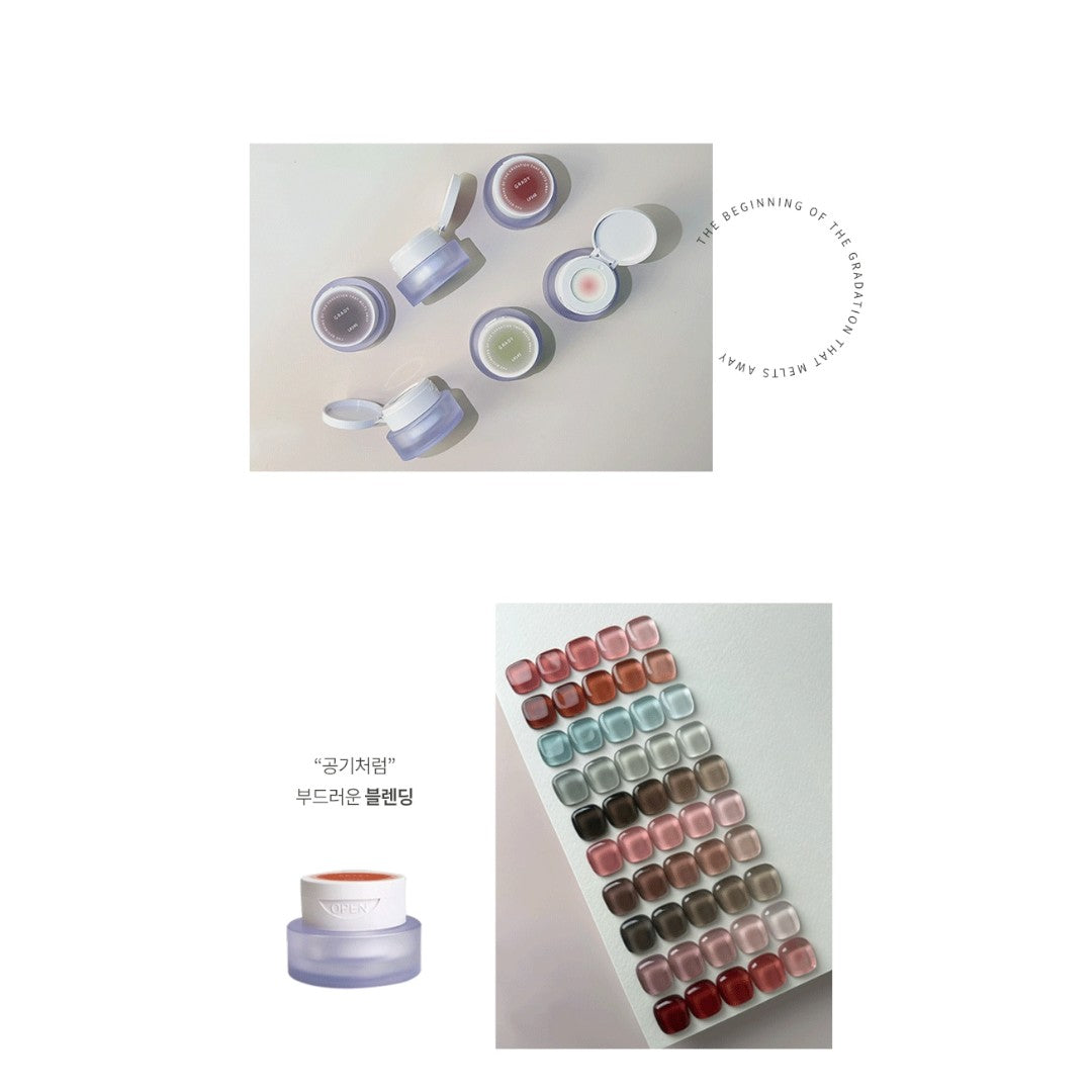 Liuhwa Gradient Gel - Grady2 Collection #L142-L151 (10Pcs) + Grabbing Pen + Sponges