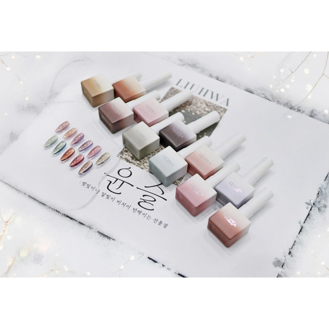 Liuhwa Cat Eye Gel Polish Yunseul Collection, hema free gel polish, korean beauty store, korean store​, korean beauty store near me, korean beauty store toronto​, korean store toronto​, korean beauty store montreal, korean store in mississauga, korean store vancouver, korean beauty stores toronto​, korean skincare store​