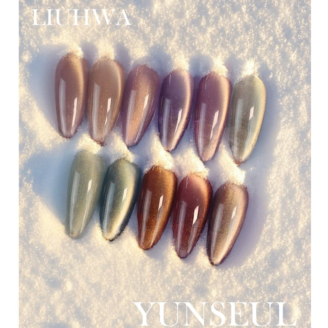 Liuhwa Cat Eye Gel Polish Yunseul Collection, hema free gel polish, korean beauty store, korean store​, korean beauty store near me, korean beauty store toronto​, korean store toronto​, korean beauty store montreal, korean store in mississauga, korean store vancouver, korean beauty stores toronto​, korean skincare store​