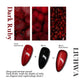 Liuhwa Gel Polish Dark Ruby, burgundy cat eye nails, cat eye nail art