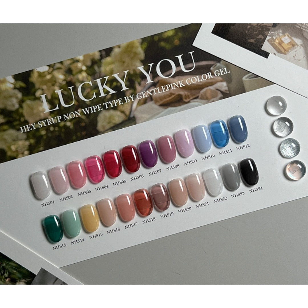 Gentle Pink NHS22, korean syrup gel polish, korean syrup nail gel​, korean gel nail polish​, korean gel polish​