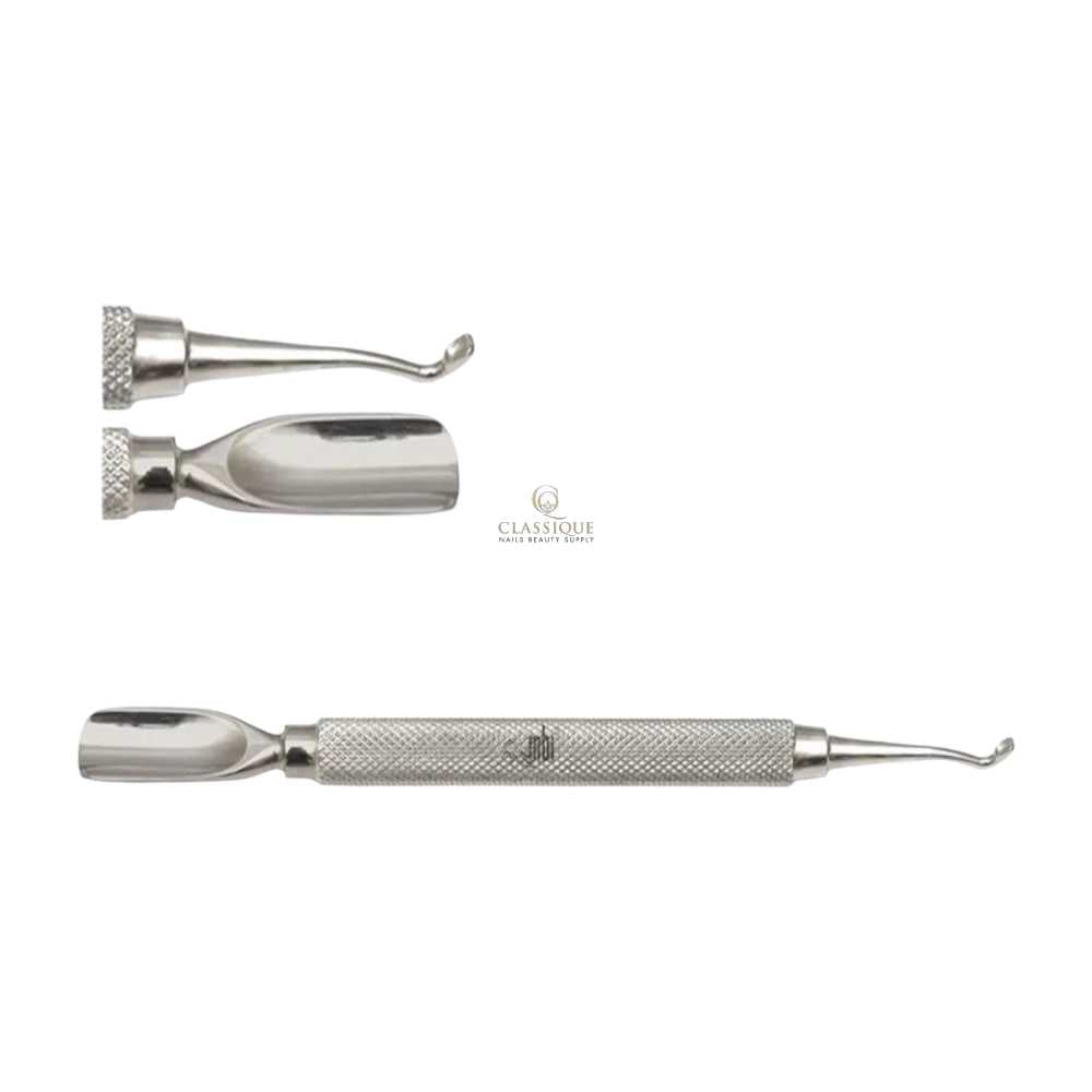 MBI-330 Cuticle Pusher w/ Scoop - Classique Nails Beauty Supply