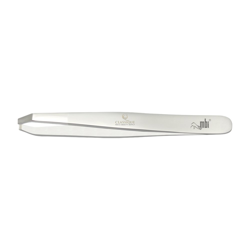 MBI-402 Eyebrow Tweezer Straight Claw Size 4' - Classique Nails Beauty Supply