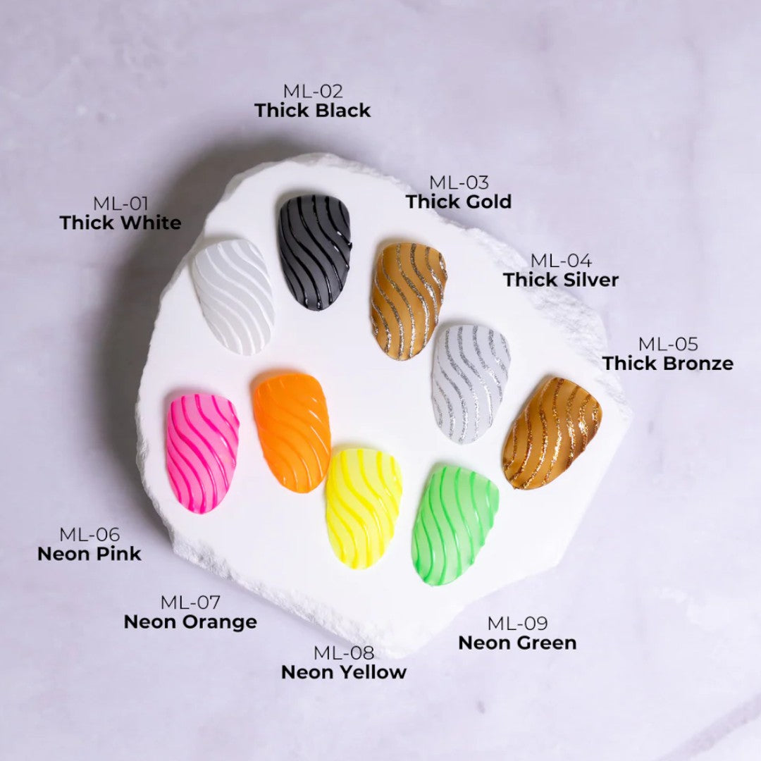 Kokoist Markers Line Non Wipe Color Gel Thick - Silver #ML-04