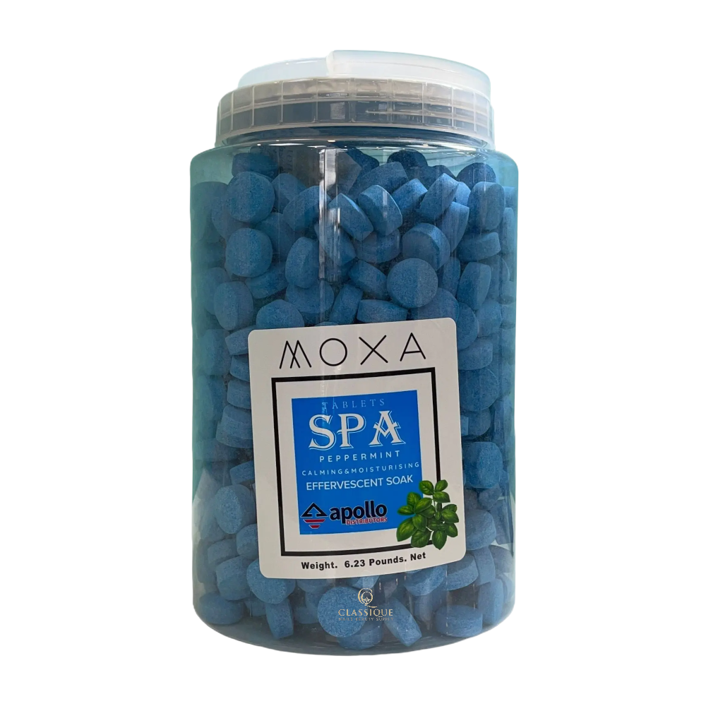Moxa Tablets Spa Peppermint 6.23lbs - Classique Nails Beauty Supply