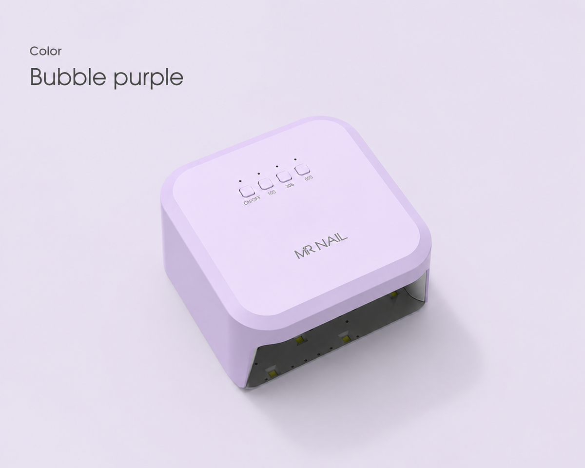 MR.NAIL Small Square Nail Lamp - Foam Purple #W490