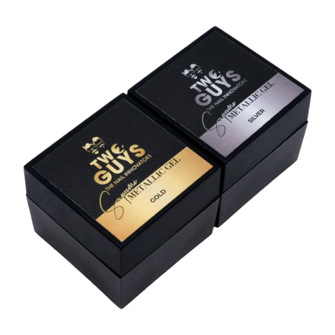 Two Guys Metallic Gel, metallic nail paint