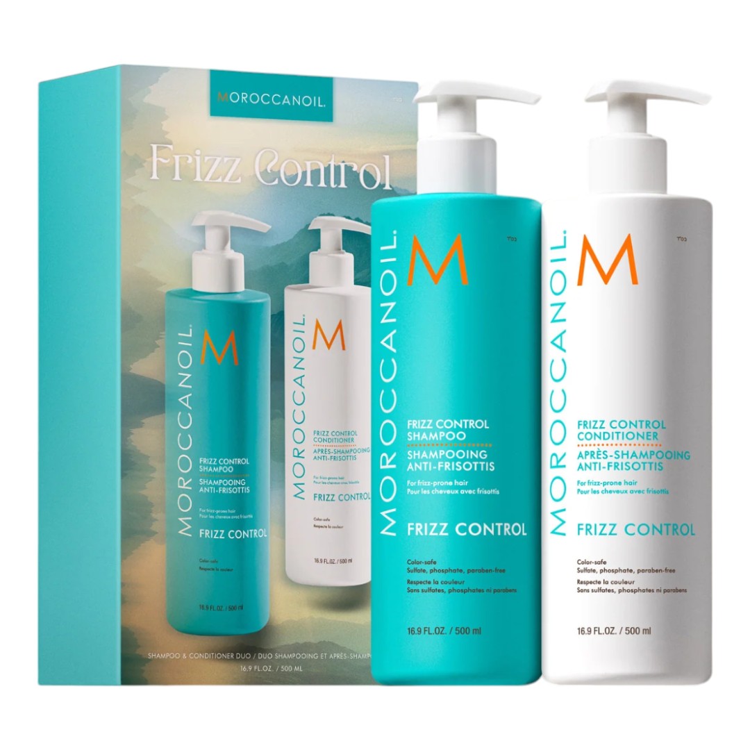 Moroccanoi Frizz Control Shampoo and Conditioner Duo Set - 500ml