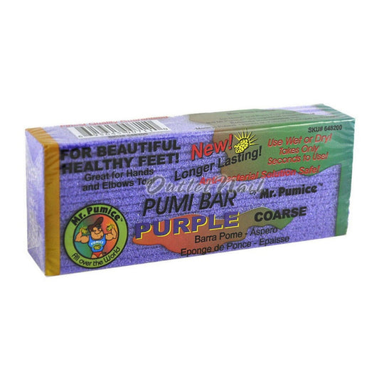 Mr. Pumice -  Purple Pumice Stone for Feet, Scrubber & Callus Remover