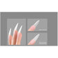 Mr Nail Soft Gel Half Tips Extension (Box of 360pcs), soft gel tips​