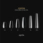 Apres Nails, Gel-X Tip Mini Box, Natural Coffin Short (280pcs), gel x nails calgary