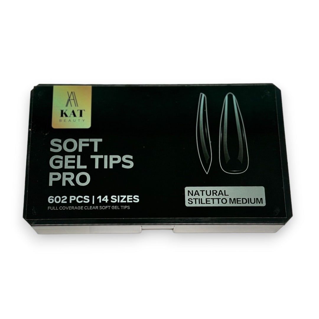 KAT Pro Soft Gel Nail Tips Box (602Pcs)