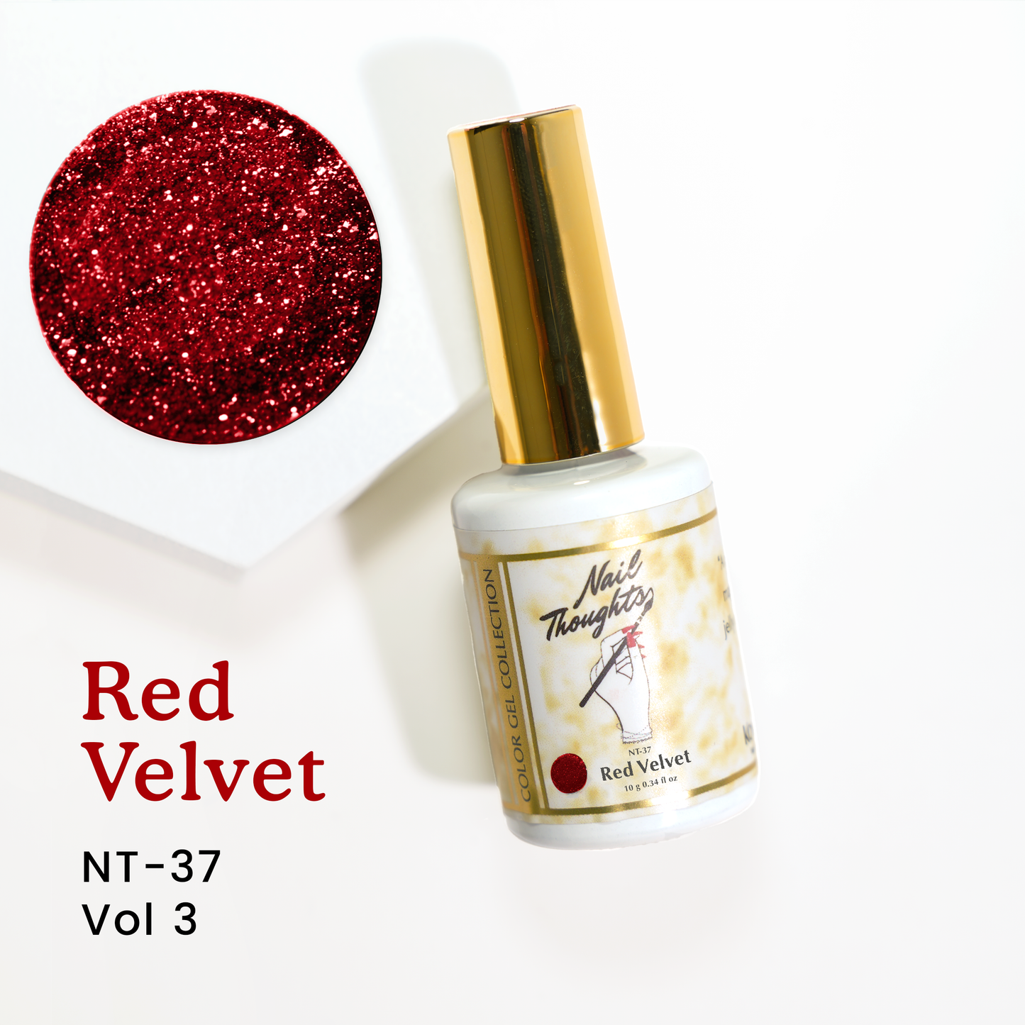 Kokoist X Nail Thoughts Colour Gel - Red Velvet #NT-37