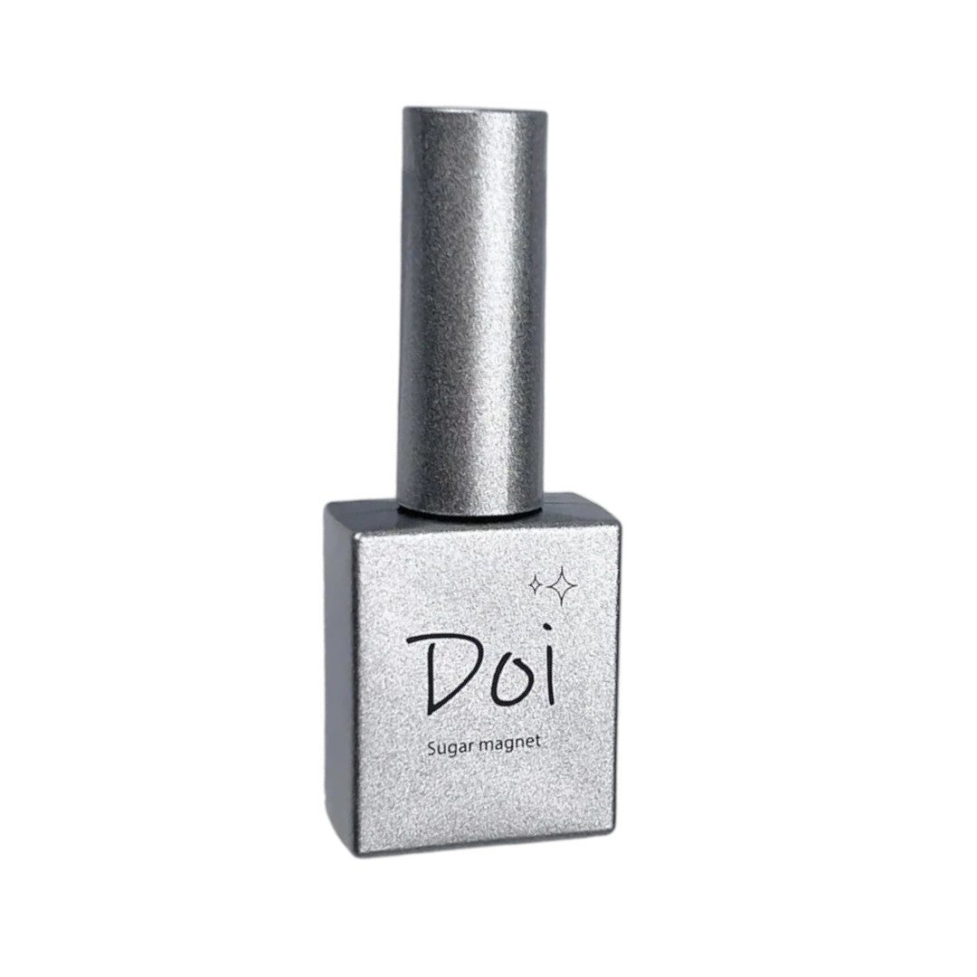 Nailbayo Doi Sugar Magnet Gel 10ml, clear glitter nail polish