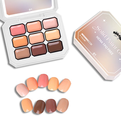 NAILPOP Solid Paint Gel Palette