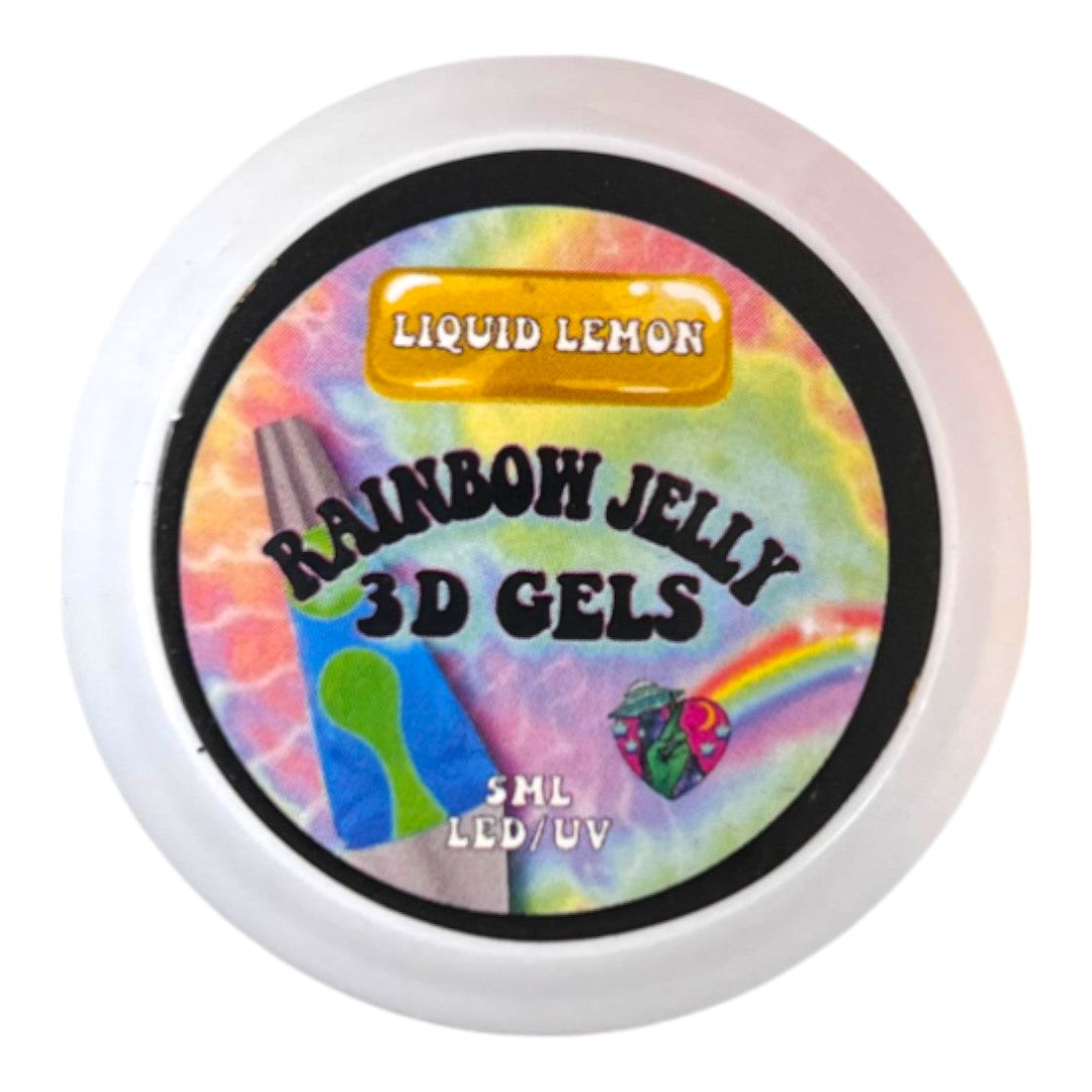Nailz By Dev Jelly Trippy 3D Sculpting Gel 5mL - Liquid Lemon