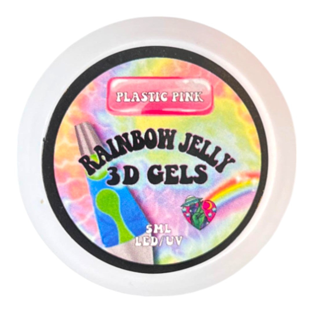 Nailz By Dev Jelly Trippy 3D Sculpting Gel 5mL - Plastic Pink