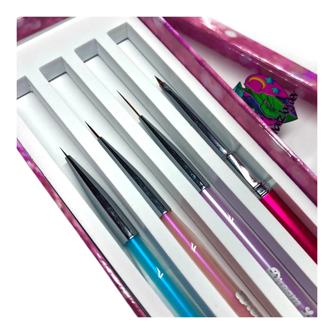 Nailz By Dev Design Brush Set 4pcs