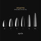 Apres Nails, Gel-X Tip Mini Box, Natural Stiletto Long (280pcs), blk near me, capsule ongle