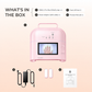 ONAIL 1 Pro Max-Rechargeable AI Nail Lamp - Pink