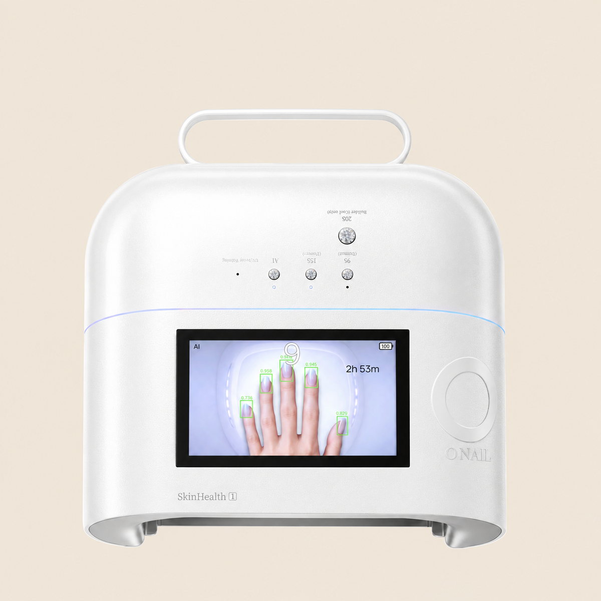 ONAIL 1 Pro Max-Rechargeable AI Nail Lamp - White