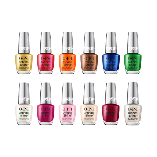 OPI Infinite Shine Collection - OPI x M&Ms Holiday 2026 Collection (12pcs)