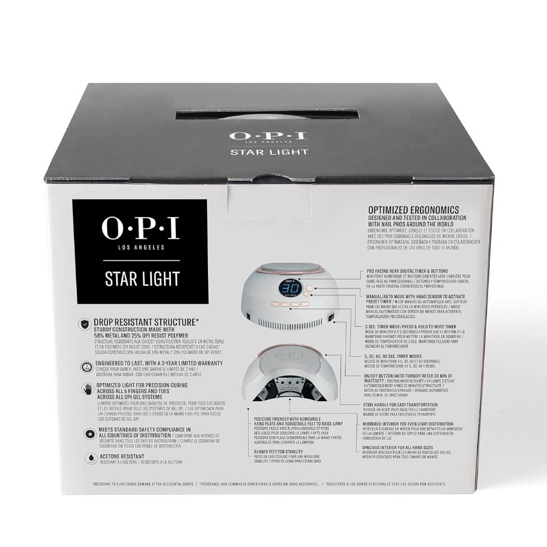 OPI Star Light LED Nail Lamp, Nail Dryer for Gel Polish, led curing lamp for nails​, led lamp nails​