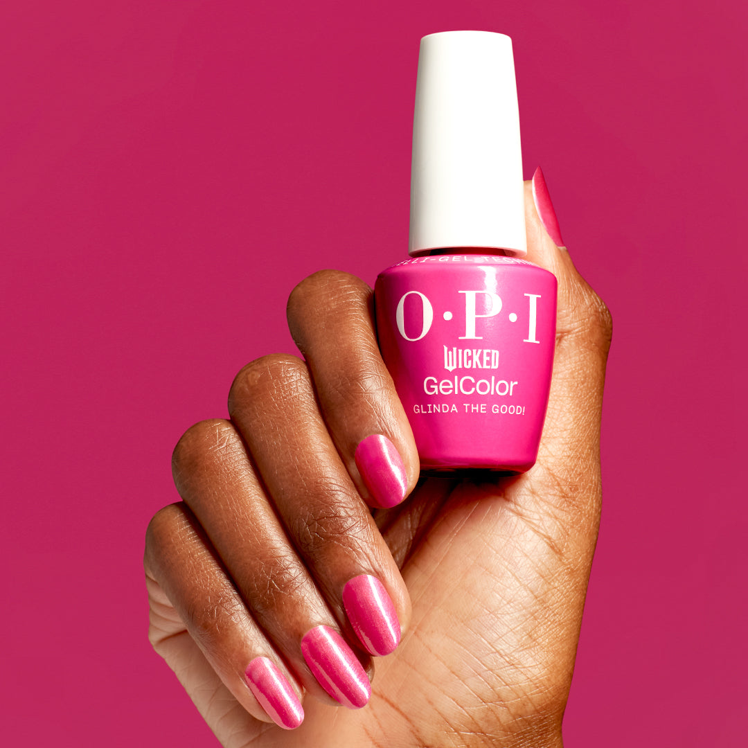 OPI Gel Polish, opi wicked holiday 2024 collection, OPI Glinda the Good!, Nail Polish Store, canmore nail salon