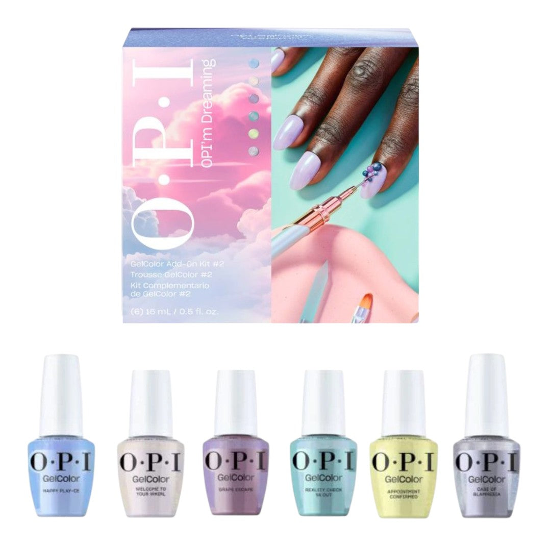 OPI'm Dreaming Spring 2025 Collection, Add-On Kit 2, opi gel polish set, opi gel polish​, opi gel nail polish, opi gel polish canada​, opi nail gel polish​, where can i buy opi gel polish