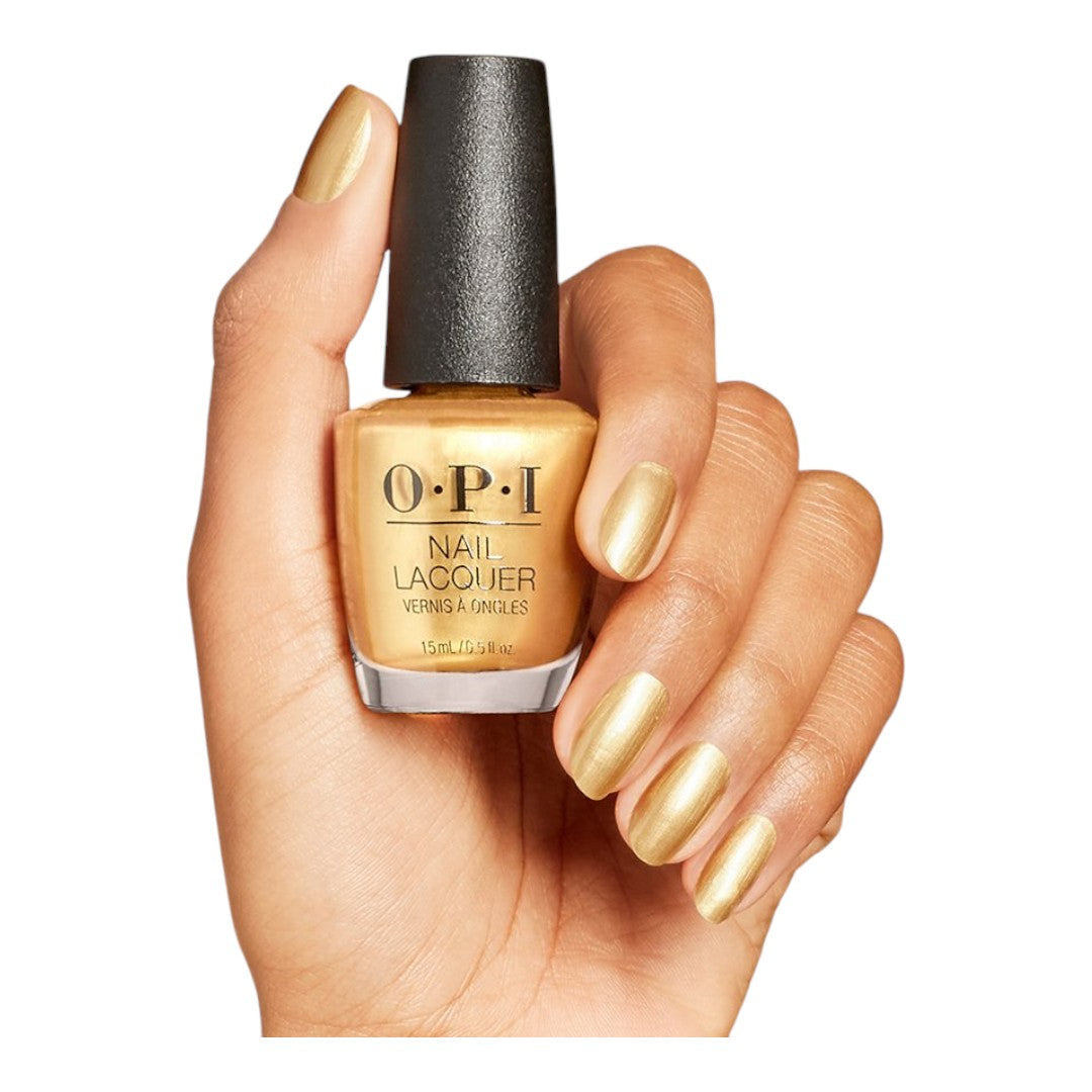 OPI Lacquer - This Gold Sleighs Me #HRM05