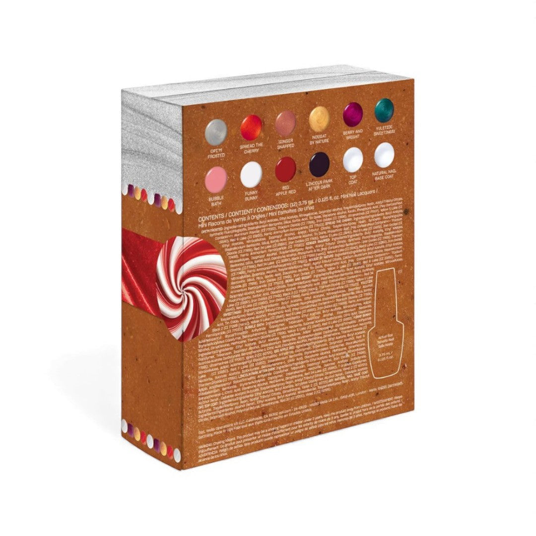 OPI Mini Lacquer - Good Enough To Treat Holiday Advent Calendar 2025 12Pcs