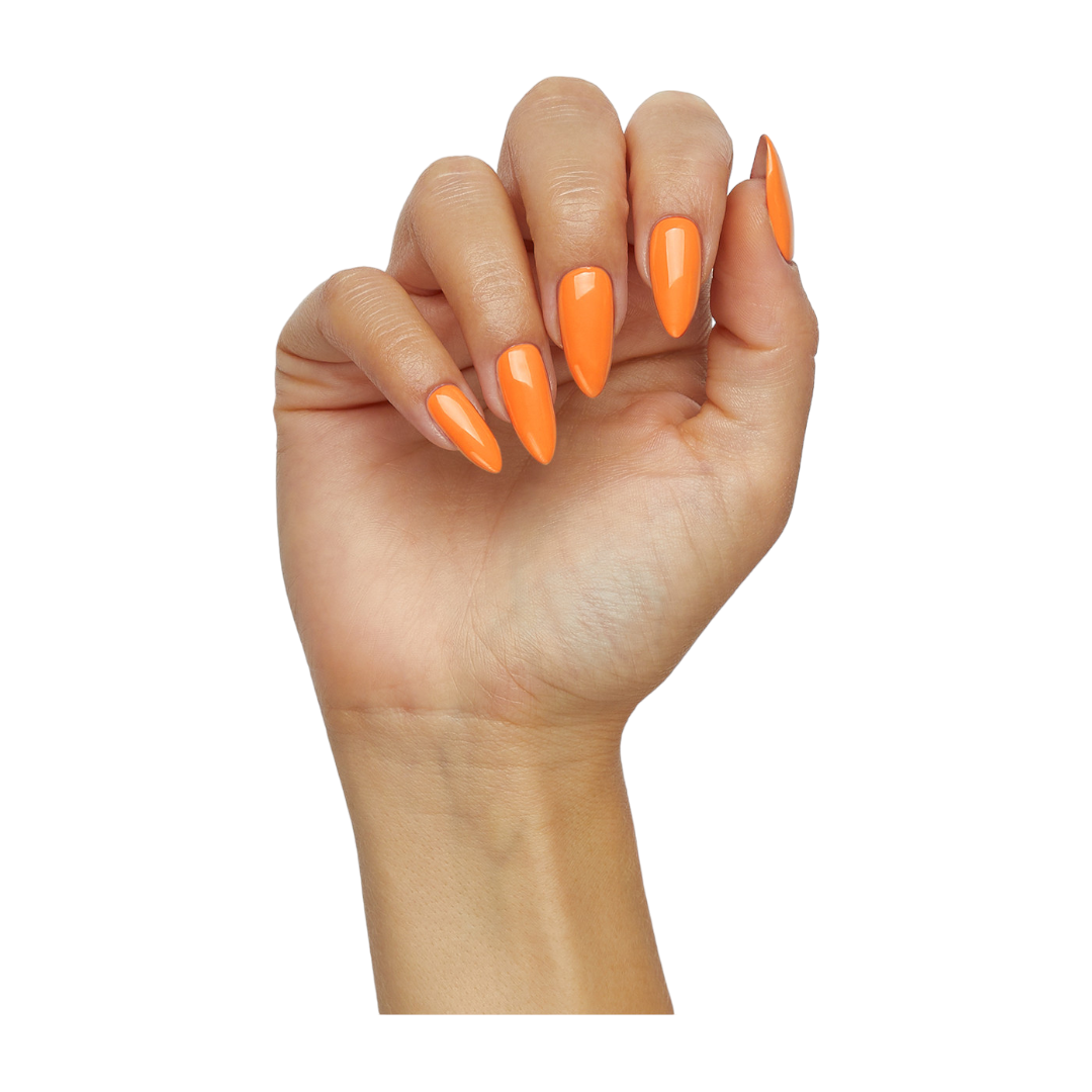 The Gel Bottle - Orange Soda 721 | Tangerine Orange Gel Nail Polish, neon orange nails