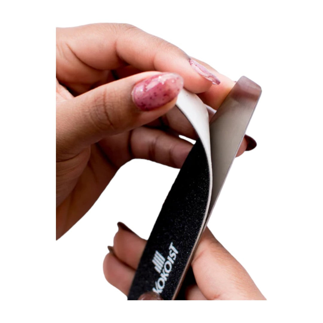 Kokoist Replaceable Half Moon Nail File 120 Black (Pack of 20), best nail file for toenails​, top rated nail files​, nail file revlon​, amazon nail file​, diamond file nail​, filer nail​, baby nail filer