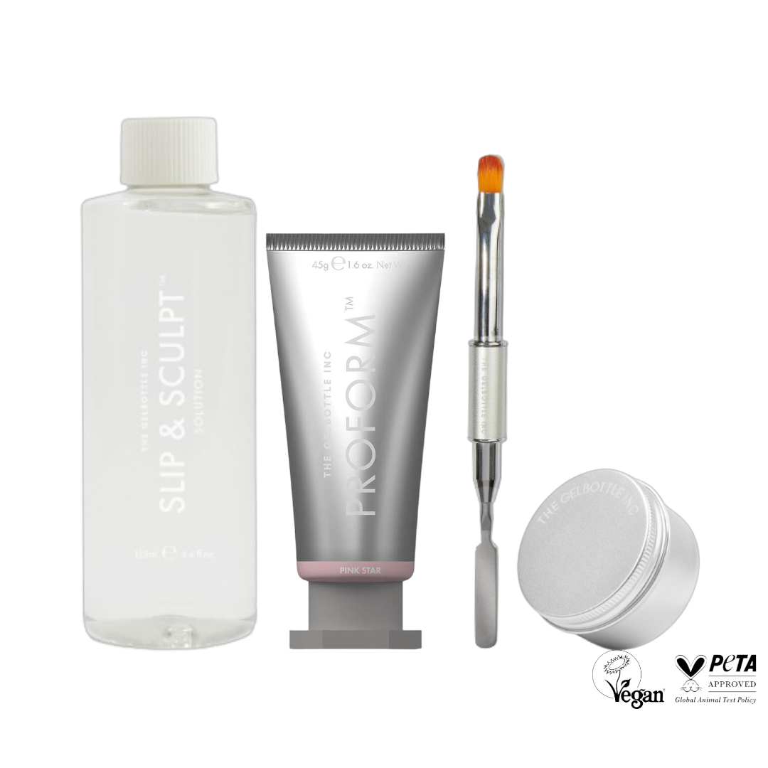 The Gel Bottle ProForm Combo Set - Poly Nail Gel Nail Extension Kit
