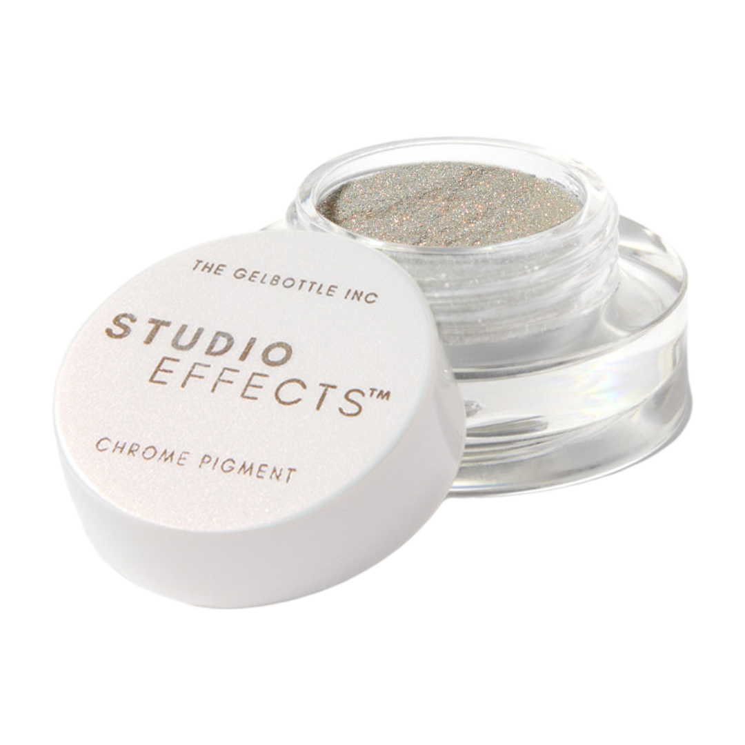 chrome nails, nail chrome powder, The Gel Bottle Chrome Pigment - Prism 3258 | Chrome Nail Powder